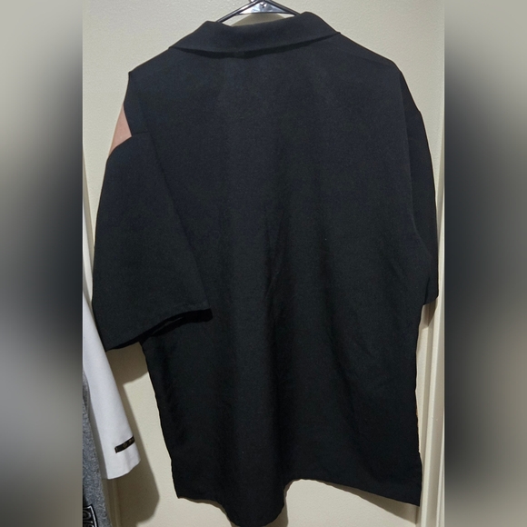 Mens Chinese Print Dress Shirt - Picture 2 of 2